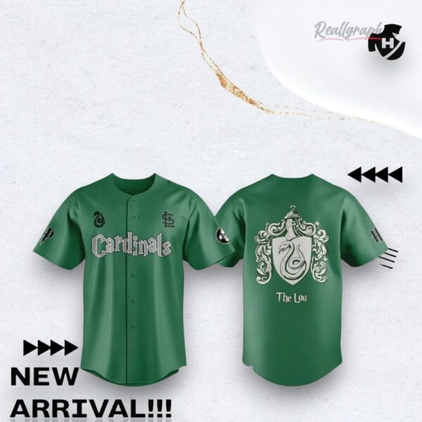 St. Louis Cardinals Harry Potter Night Green Unisex Vintage Baseball Baseball Jersey Shirt Style