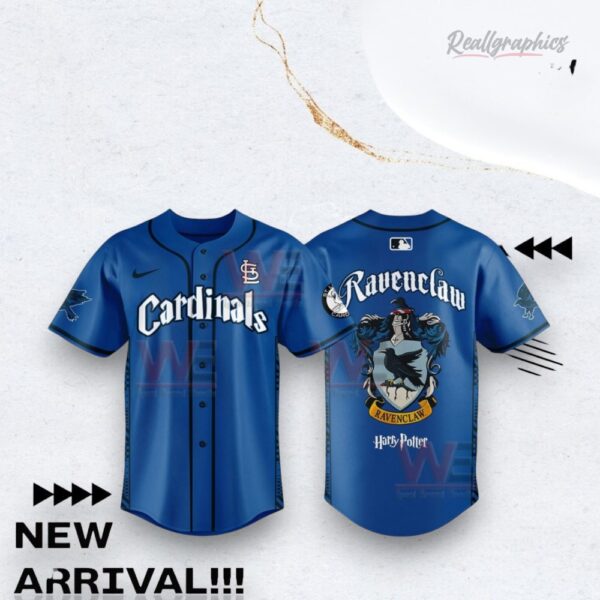 St. Louis Cardinals Mlb Baseball Harry Potter Night Unisex Blue Baseball Jersey Shirt Style