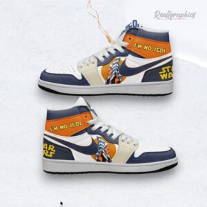 Star Wars Im No Jedi Fan Movie Air High Top Sneaker Boots