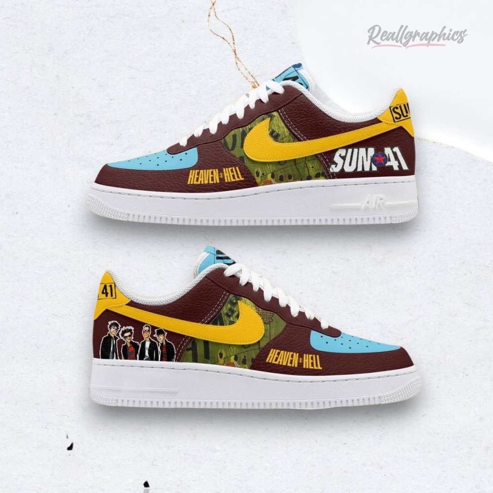 sum-41-heaen-hell-fan-music-air-force-shoes-3_wfuxwe Sum 41 Heaven Hell Fan Music Air Force Shoes