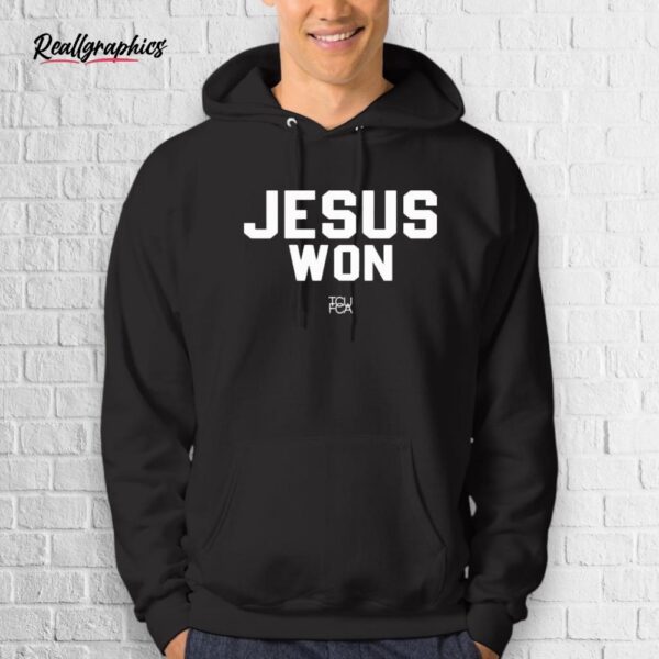 TCU Horned Frogs Jesus Won 2025 Shirt
