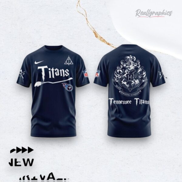 Tennessee Titans Nfl Football Team X Harry Potter Night Unisex 3D Over Printed Shirt