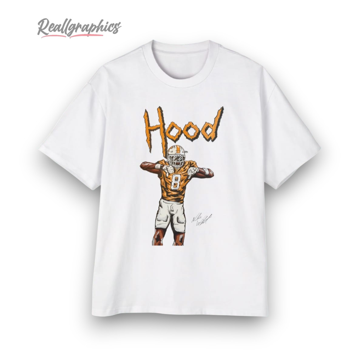 Tennessee Volunteers Colton Hood Drawing Shirt Tennessee Volunteers Colton Hood Drawing Shirt