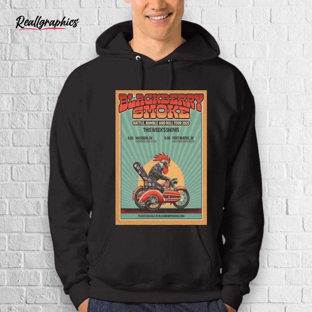 The Blackberry Smoke Sept 5 2025 Unbroken Circle Music Festival In Madison IN Shirt The Blackberry Smoke Sept 5 2025 Unbroken Circle Music Festival In Madison IN Shirt