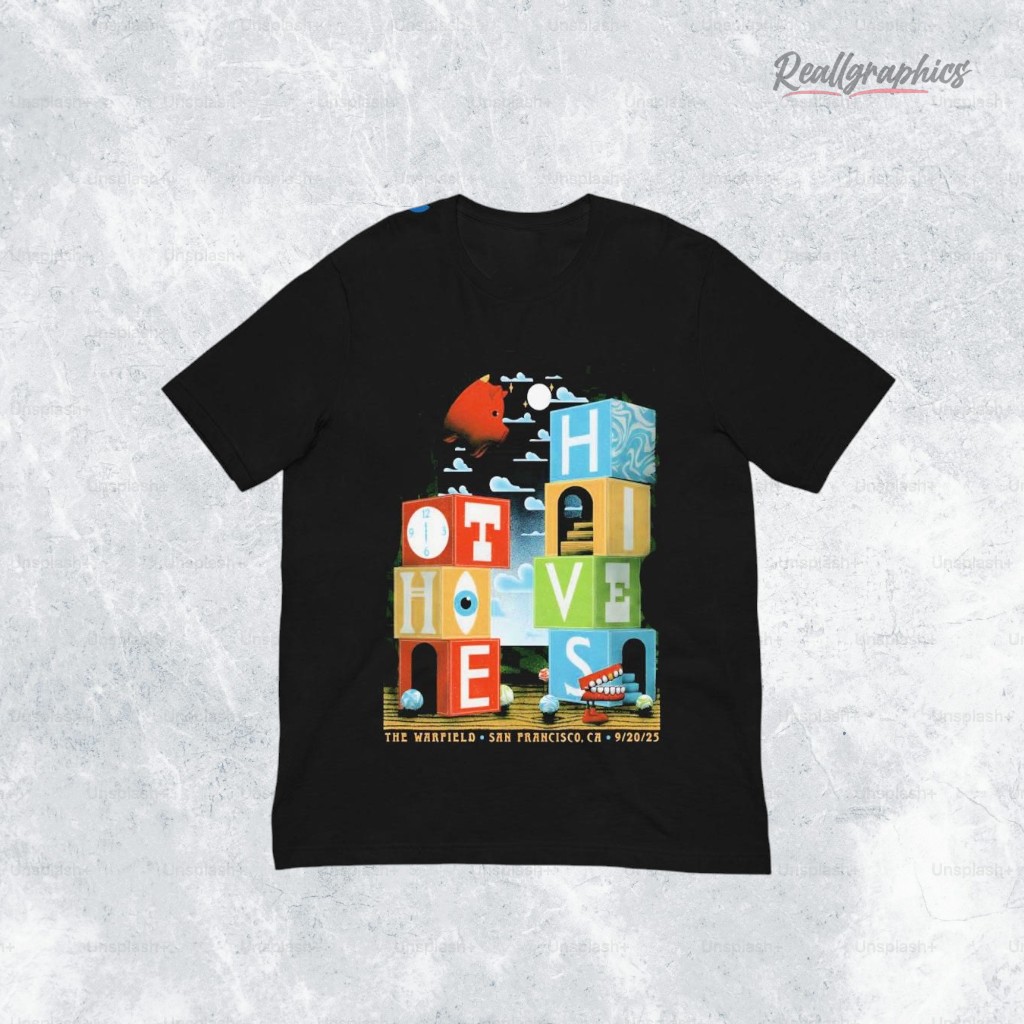 The Hives San Francisco CA Sep 20 2025 Shirt The Hives San Francisco CA Sep 20 2025 Shirt