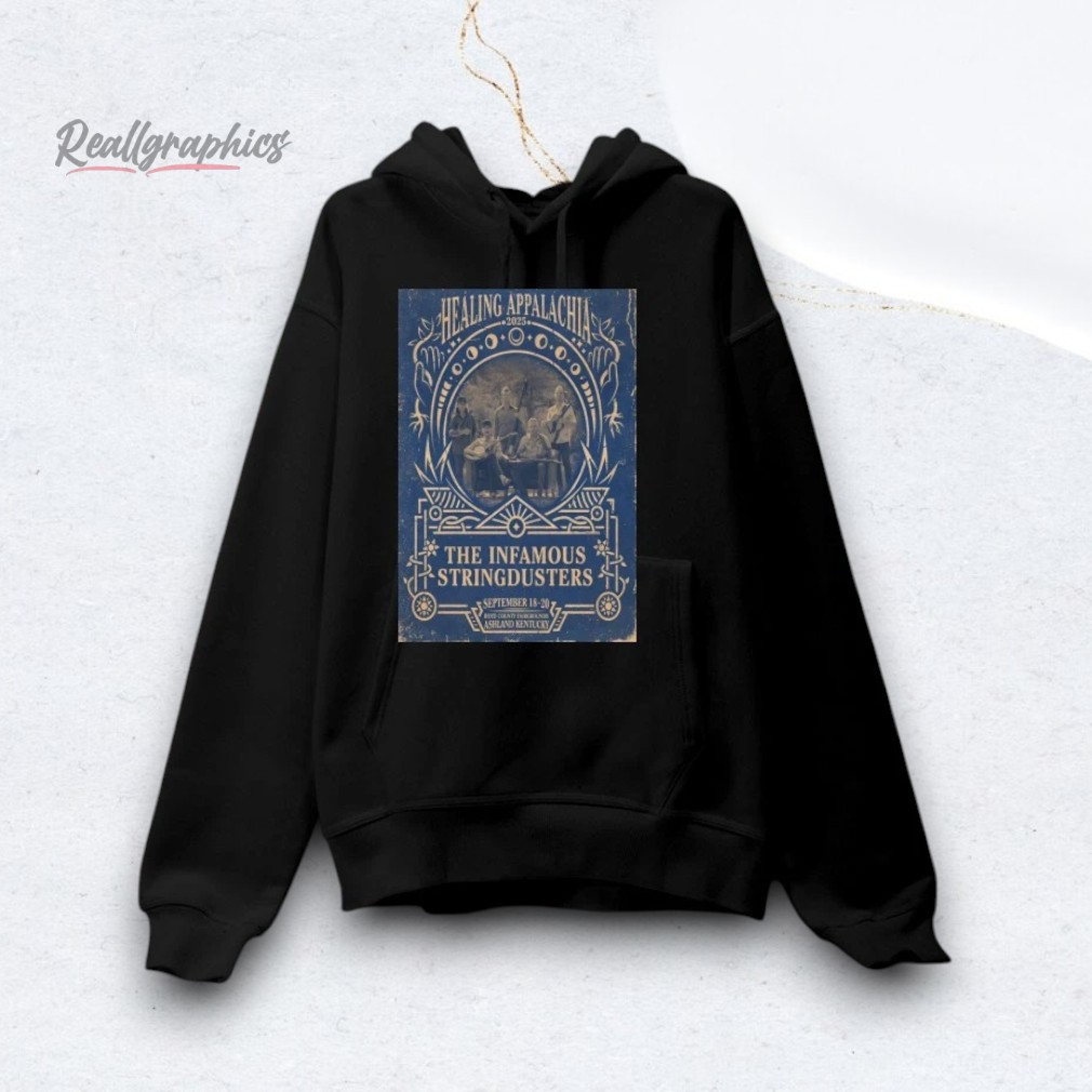 The Infamous Stringdusters 9 18 9 20 2025 Ashland KY Poster Shirt The Infamous Stringdusters 9 18 9 20 2025 Ashland KY Poster Shirt