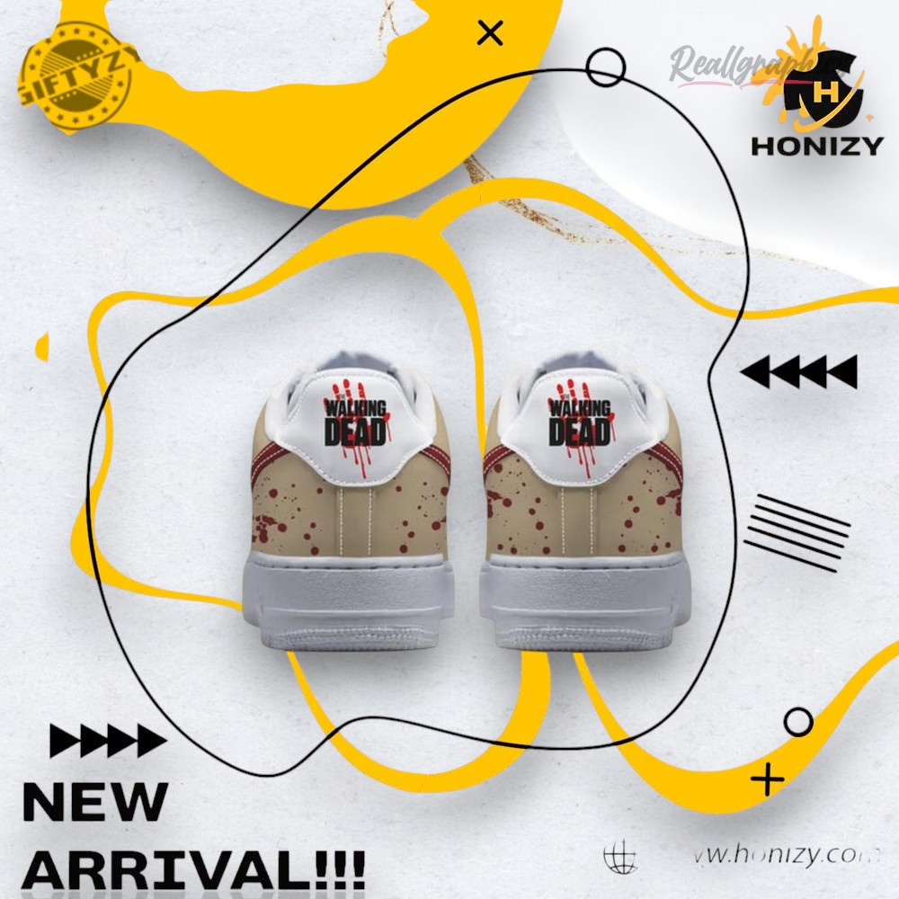 The Walking Dead Tv Series Movie Dont Open Death Inside AF Sneaker The Walking Dead Tv Series Movie Dont Open Death Inside AF Sneaker