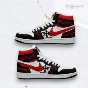 Thirty Seconds To Mars Fan Love Movie Music Air High Top Sneaker Boots