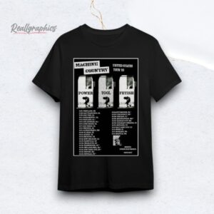 Tour Machine Country 2025 Poster Shirt