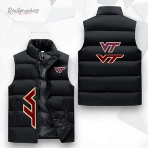 virginia tech hokies sleeeless puffer jacket 1 fdqcii