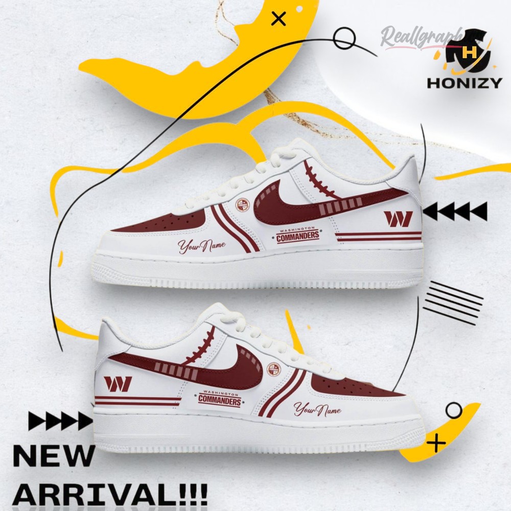 Washington Commanders American Football Team New Season 2025 AF Sneaker Washington Commanders American Football Team New Season 2025 AF Sneaker