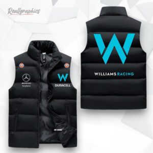 williams racing sleeeless puffer jacket 1 vtwvbd