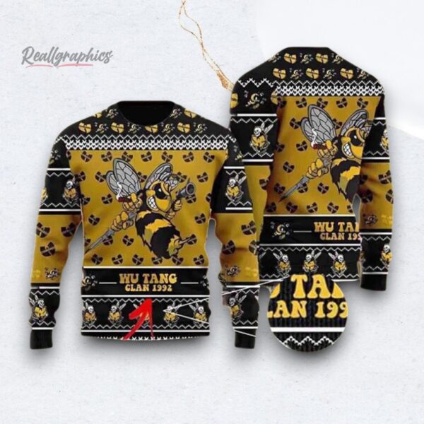 Wu Tang Clan Killer Bee Custom Ugly Christmas Sweater
