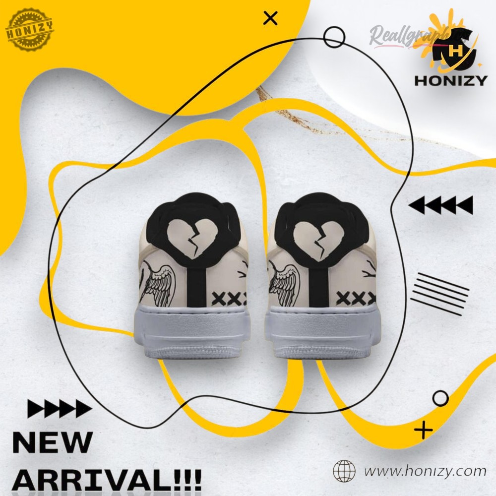 Xxxtentacion Rapper Bad Vibes Forever Music Air Force Shoes Xxxtentacion Rapper Bad Vibes Forever Music Air Force Shoes