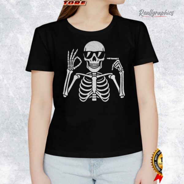 67 skeleton funny six seen gen alpha halloween meme shirt 1 wvgegq