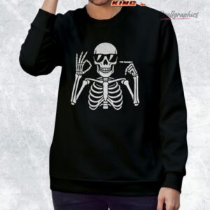 67 skeleton funny six seen gen alpha halloween meme shirt 3 uwara7