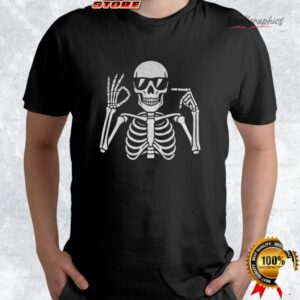 67 skeleton funny six seen gen alpha halloween meme shirt 4 x2dyrw