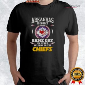 arkansas is home but on game day my heart belongs to the kansas city chiefs shirt 4 i5cyrc