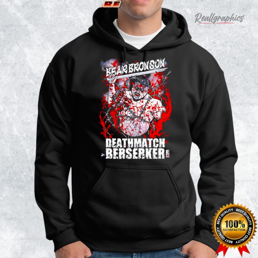 bear bronson deathmatch berserker poster shirt 2 uctfdu