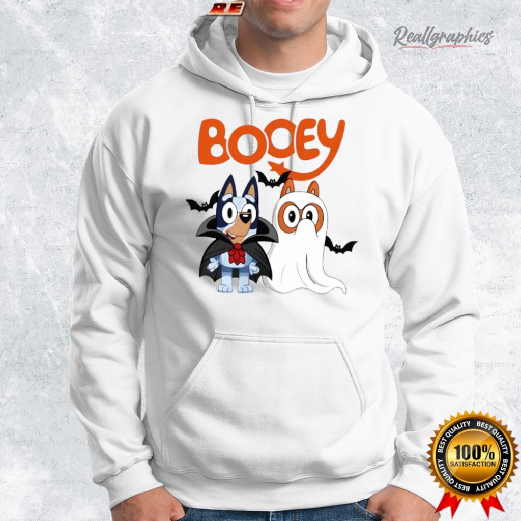 booey halloween costumes bluey and bingo ghost shirt 2 jzgjl5