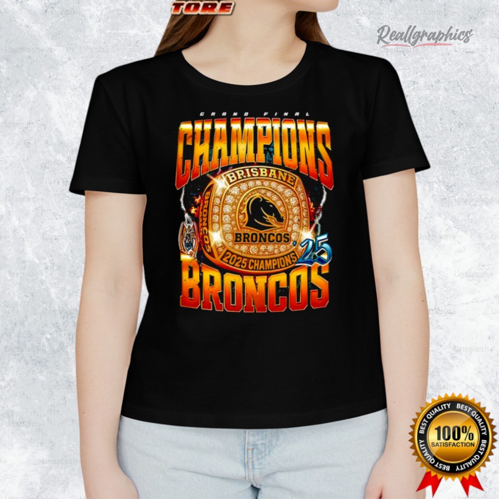 Brisbane Broncos Nrl 2025 Ring Shirt Brisbane Broncos Nrl 2025 Ring Shirt