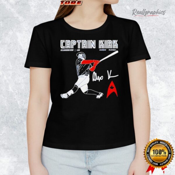 captain alejandro kirk toronto blue jays signature shirt 1 pj5m4q