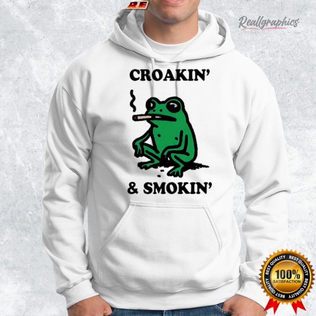 croakin and smokin frog shirt 2 qugkh3
