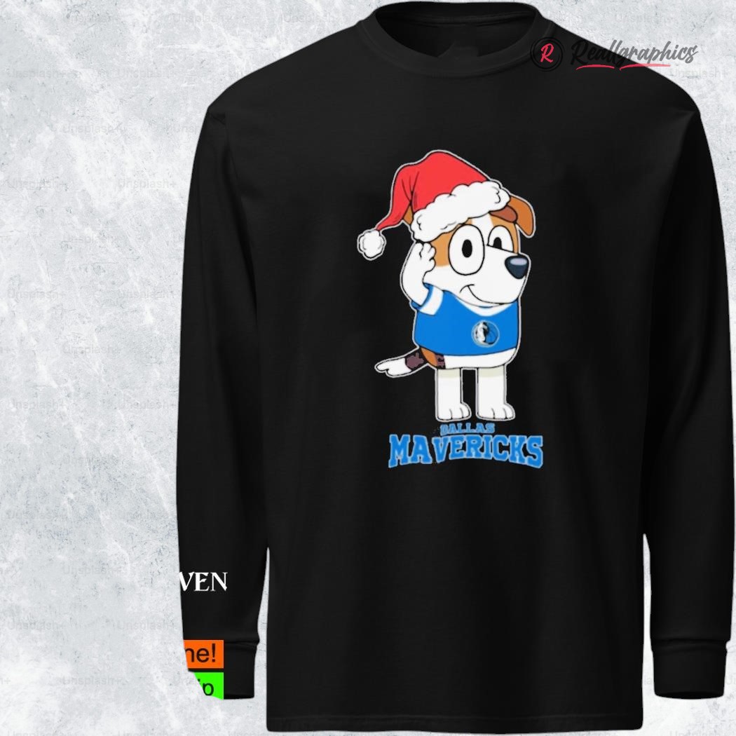 Dallas Mavericks Bluey Jack Christmas Cute Shirt Dallas Mavericks Bluey Jack Christmas Cute Shirt
