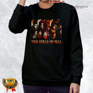friends horror character halloween the girls of fall shirt 3 yd1cxi