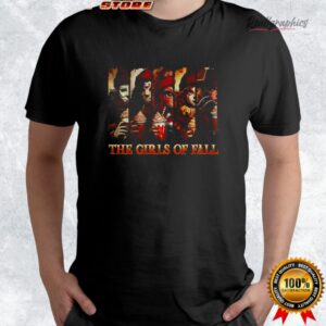 friends horror character halloween the girls of fall shirt 4 ygathy