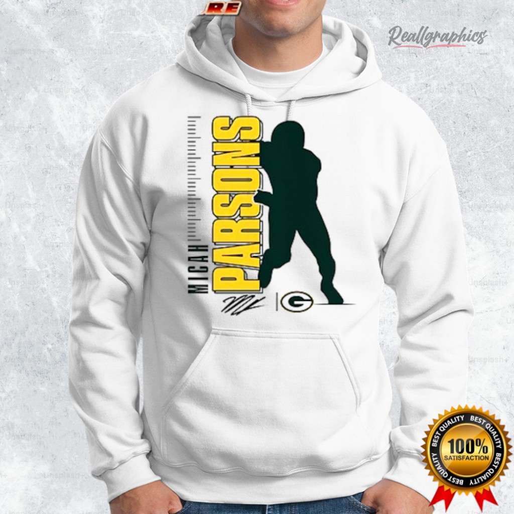 green bay packers micah parsons yards silhouette signature shirt 2 lazdio