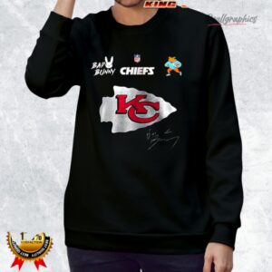 kansas city chiefs x bad bunny benito football mascot signature shirt 3 xyhyeg