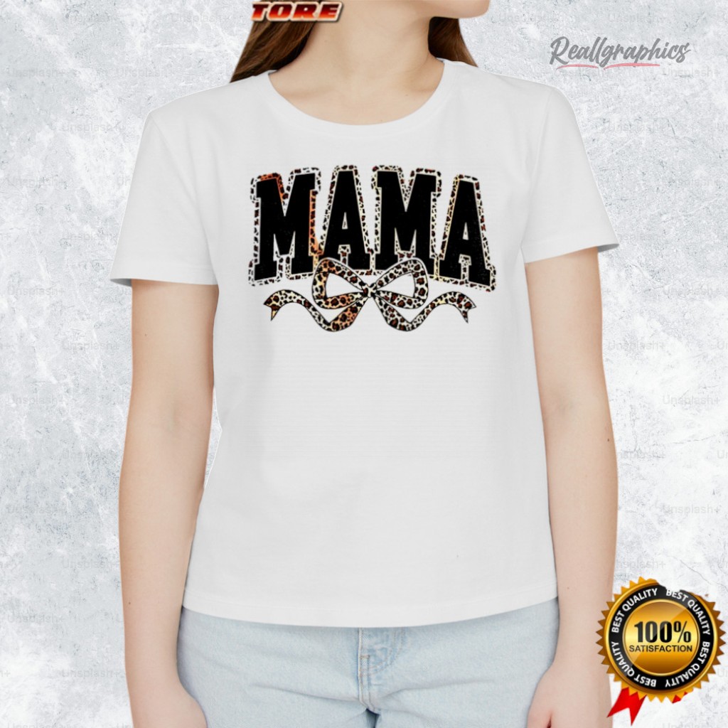 Mama Leopard Coquette Bow Shirt Mama Leopard Coquette Bow Shirt