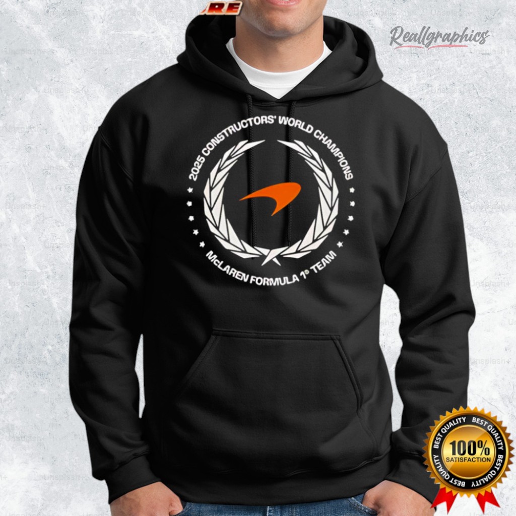 mclaren formula 1 team 2025 constructors world champions logo shirt 2 bxkdne