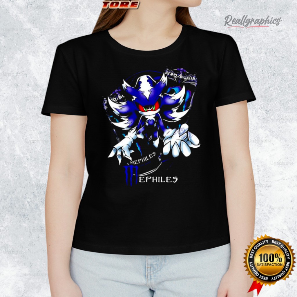 Mephiles The Dark Zero Sugar X Hedgehog Character Shirt Mephiles The Dark Zero Sugar X Hedgehog Character Shirt