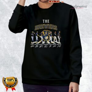 milwaukee brewers abbey road signatures mlb baseball shirt 3 l0pxcz