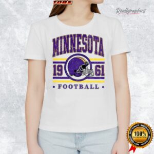 minnesota viking football helmet nfl since 1961 shirt 1 xz0zwp