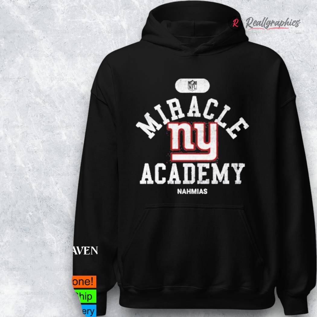 new york giants miracle academy black shirt 2 wxlwg2