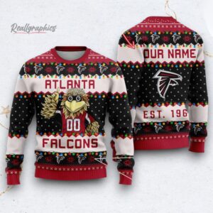 nfl atlanta falcons cute mascot custom ugly christmas sweater 1 lzkzi2