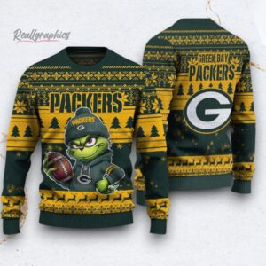nfl green bay packers the grinch ugly christmas sweater 1 ogxtvs