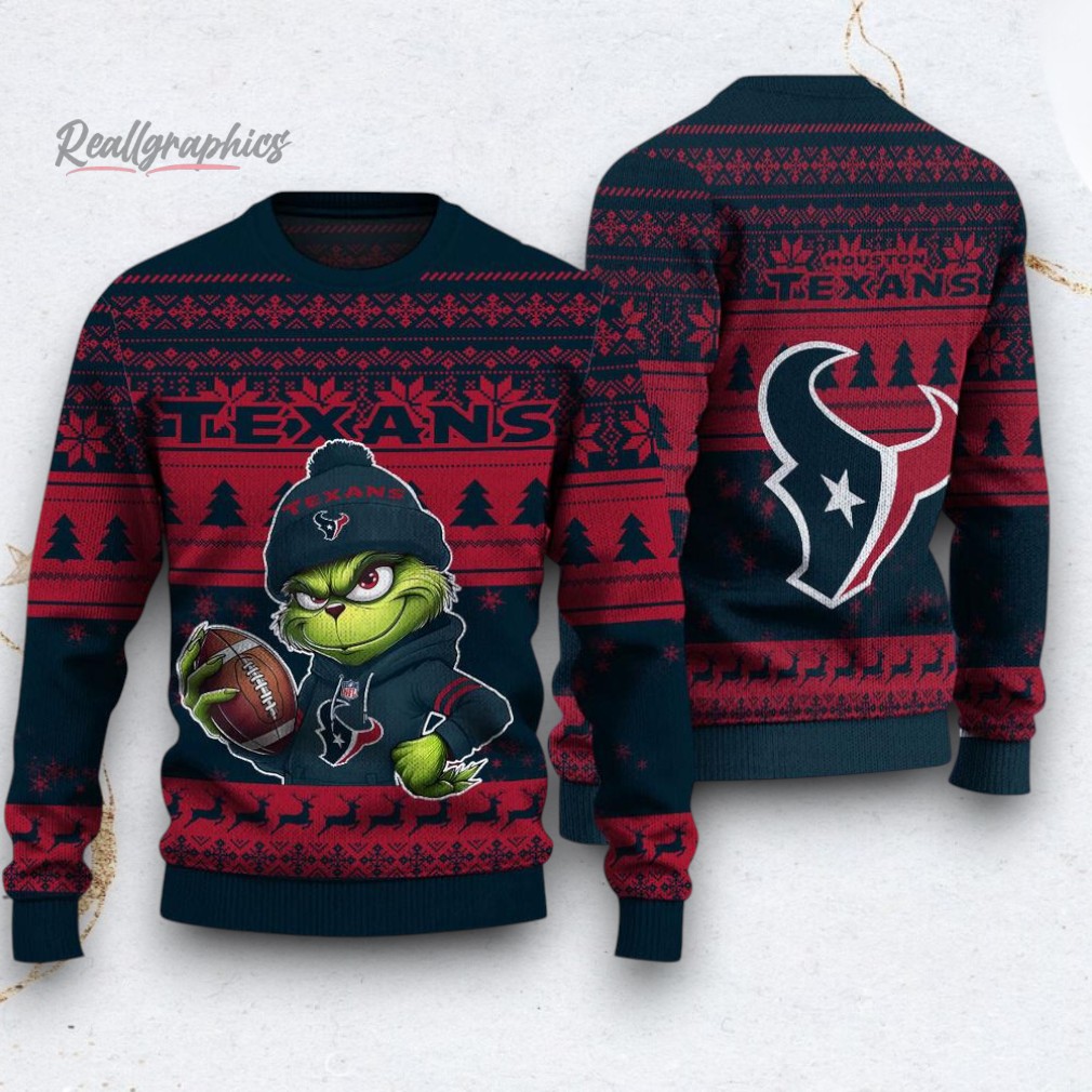 NFL Houston Texans The Grinch Ugly Christmas Sweater NFL Houston Texans The Grinch Ugly Christmas Sweater