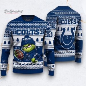 nfl indianapolis colts the grinch ugly christmas sweater 1 nhtiua