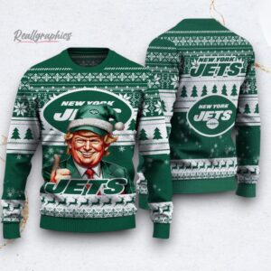 nfl new york jets donald trump ugly christmas sweater 1 w9yebn
