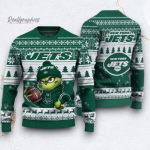 nfl new york jets the grinch ugly christmas sweater 1 shs9lp