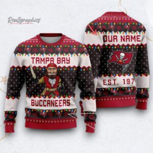 nfl tampa bay buccaneers cute mascot custom ugly christmas sweater 1 kaqvco