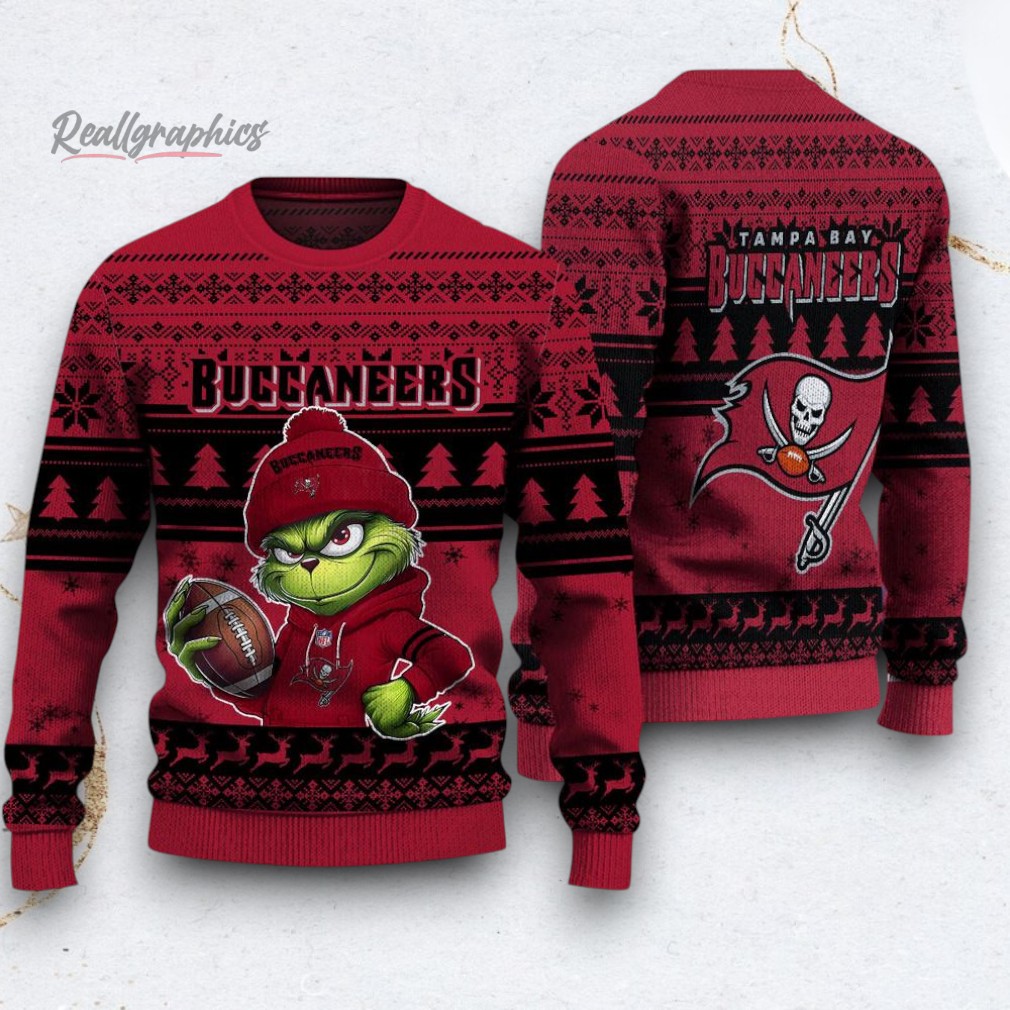 NFL Tampa Bay Buccaneers The Grinch Ugly Christmas Sweater NFL Tampa Bay Buccaneers The Grinch Ugly Christmas Sweater
