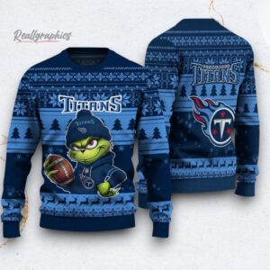 nfl tennessee titans the grinch ugly christmas sweater 1 rmatot