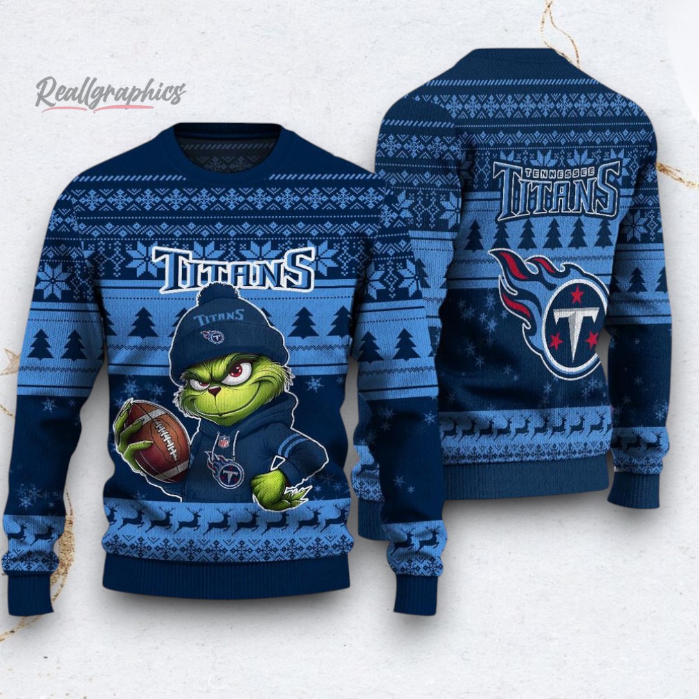 NFL Tennessee Titans The Grinch Ugly Christmas Sweater NFL Tennessee Titans The Grinch Ugly Christmas Sweater