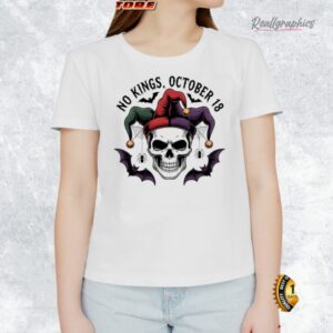 no kings day october 18 cute jester skull halloween shirt 1 yuctos