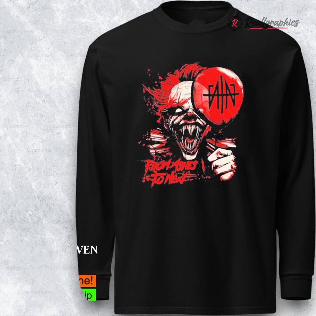 Pennywise From Ashes To Shirt Pennywise From Ashes To Shirt